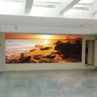 Écran LED d'intérieur Hongwei 640x480mm en aluminium moulé sous pression, pleine couleur, prêt à l'emploi, P1-P5, pour affichage vidéo mural