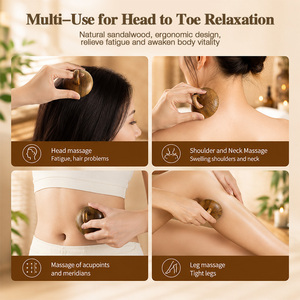 หวีไม้ธรรมชาติสำหรับนวดผม พร้อมดีไซน์เรียบเนียนทำมือ สำหรับการสางผมอย่างอ่อนโยนและการดูแลเส้นผมในทุกวัน - Product Image 3