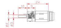 Moteur à courant continu N20 6V à faible vitesse avec micro-réducteur et encodeur Hall