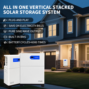 Estación de Energía Portátil de 15kwh, Generador de 5000w, Sistema de Almacenamiento de Energía Solar Vertical Todo en Uno con Enchufes Europeos - Product Image 4