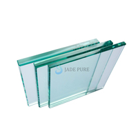 Verre trempé de sécurité 4mm-10mm, verre de construction plat ou courbé sur mesure pour cloisons et fenêtres