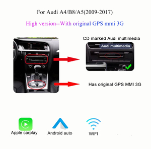 Reproductor de DVD para Auto de 10.25 Pulgadas con Bluetooth para <span class=keywords><strong>Audi</strong></span> A4 A5 B8 B7 B6 2009-2016 Versión Alta, Consola Central Manual, Pantalla Táctil Android - Product Image 2
