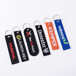 Khóa móc chìa khóa dệt hai mặt tùy chỉnh, logo tùy chỉnh, móc khóa quảng cáo bằng thép không gỉ, móc khóa dạng carabiner dùng cho ô tô, túi xách, hành lý, sử dụng tại nhà - Product Image 1