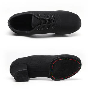 Zapatos <span class=keywords><strong>de</strong></span> Baile Latino para Mujer, Niños y Adultos, con Tacón Medio <span class=keywords><strong>de</strong></span> Tela Oxford, Altura <span class=keywords><strong>de</strong></span> Tacón <span class=keywords><strong>de</strong></span> 3 cm/5 cm, Zapatos <span class=keywords><strong>de</strong></span> Baile para Baile <span class=keywords><strong>de</strong></span> Salón Folclórico - Product Image 4