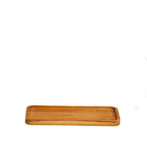 Bandeja rectangular de madera maciza de haya, plato para servir desayuno, fruta, pan, té, estilo sencillo - Product Image 5