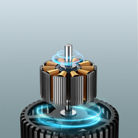 Ventilateur électrique portable rechargeable par USB avec strass, petit ventilateur à batterie, mini ventilateur à main en plastique, 3 vitesses, faible bruit