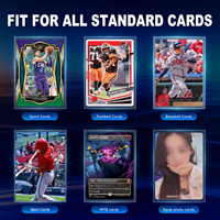 Lot de 100 protège-cartes premium pour cartes de sport, baseball, jeux et TCG, 65x90mm, type Penny