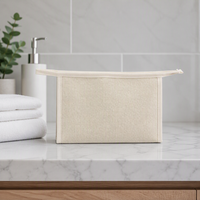 Pochette de rangement portable pour maquillage avec logo personnalisé, fermeture éclair tendance, pour le rangement des cosmétiques