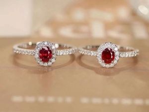 Anillo de Oro de 18K Xinfly con Gema de Rubí Color Sangre de Pichón de 0.50ct y Diamante de 0.25ct GRC - Product Image 2