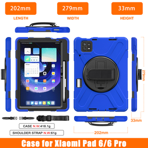 Funda para Tablet Infantil 2024 para <span class=keywords><strong>Xiaomi</strong></span> <span class=keywords><strong>Mi</strong></span> <span class=keywords><strong>Pad</strong></span> 6 / <span class=keywords><strong>Pad</strong></span> 6 Pro con Asa y Soporte, Funda Protectora Completa a Prueba de Golpes - Product Image 6