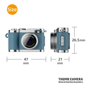 Mini <strong>Camera</strong> 1080P With 0.96' Screen Flashlight <strong>Wide</strong>-angle Lens with Audio Recording Mini Keychain Necklace <strong>Camera</strong> Retro <strong>Camera</strong> - Product Image 5