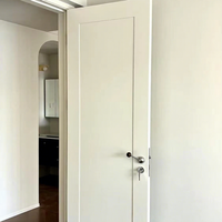 Porte intérieure moderne en polymère à design épuré avec surface finie pour chambre, hôtel, maison, bureau – Remplacement de porte