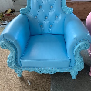 Foshan Factory Hot <strong>Pink</strong> Cheap High Back Antique King Throne Royal <strong>Chair</strong> for Sale - Product Image 4