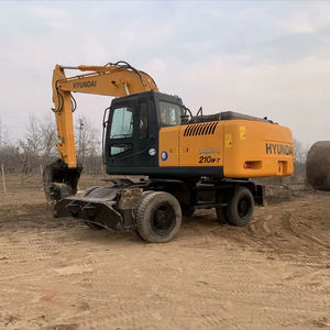 Excavadora de Ruedas Hyundai 210W-7 Usada, Original de Corea, de 21 Toneladas, de Segunda Mano, Potente y Duradera, en Venta - Product Image 1