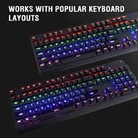 Gaming Dye Sublimation Keycaps PBT Double Shot Backlight Keycaps for Mechanical Switch Keyboard