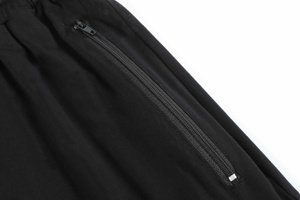 Hot Bán Người Đàn Ông Của Màu Đen Dệt Kim Tre Quý Dây Kéo Quần Áo Ngủ Quần Short Thể Thao Thoáng Khí Đồ Ngủ Quần - Product Image 5