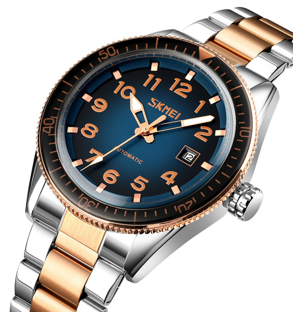Sports Waterproof Luminous SKMEI Factory 9232 Stainless Steel Classic Men Minimalist Automatic Mechanical Watch