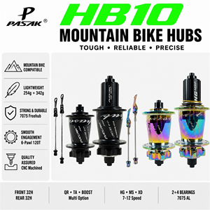 Cubos de Bicicleta MTB Personalizados 120 Cliques 6 Rolamentos HG QR Eixo Passante BOOST Dianteiro Traseiro 32 Furos Freio a Disco para Bicicletas de Montanha - Product Image 6