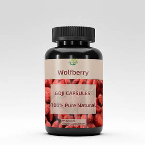 ODM OEM Herbal Supplement Organic <span class=keywords><strong>Goji</strong></span> <span class=keywords><strong>Berry</strong></span> Cápsulas Wolfberry Cápsulas para Vitalidade Imune e Saúde - Product Image 1