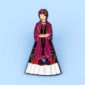 Aigle mexicain broche dessin animé métal Badge créatif anglais lettre bijoux médaille n'ont pas peur le mexicain est ici émail épinglette - Product Image 4