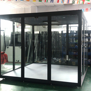 Salle de <span class=keywords><strong>réunion</strong></span> insonorisée mobile 220*220*220cm pour bureau, exposition, isolation phonique, studio de musique, webcasting, cabine téléphonique OEM - Product Image 3