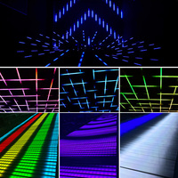 Entrepôt européen DMX Artnet Contrôle intérieur 40 RGB 3IN1 Effet lumineux de scène 480CH Barre lumineuse LED Pixel pour décoration de discothèque DJ
