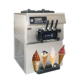 SUNMAX vente à chaud petite sorbetière molle de table 2 + 1 saveurs machine à crème glacée prix - Product Image 1