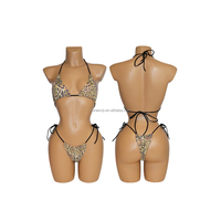 S573 Baju Renang Baru Berhias Berlian Imitasi Bikini Kristal Berlian Wanita Pesta Pantai