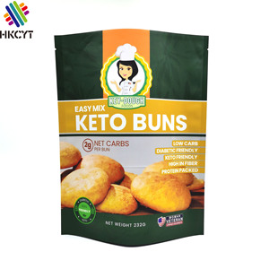 Mylar-Bolsa de galletas con sello térmico, embalaje de alimentos, bolsas de plástico, aluminio, soporte para galletas y pan, venta al por mayor - Product Image 1