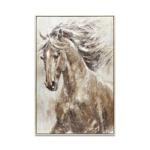 <span class=keywords><strong>Peinture</strong></span> murale originale moderne personnalisée, <span class=keywords><strong>peinture</strong></span> de <span class=keywords><strong>cheval</strong></span>, peintures sur toile faites à la main pour la décoration intérieure, œuvre d'art, animal, huile, hôtel, <span class=keywords><strong>abstrait</strong></span> - Product Image 3