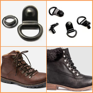 Автоматический станок JZ-989DS для установки D-образных люверсов и крючков для шнурков на защитную рабочую обувь - Product Image 4