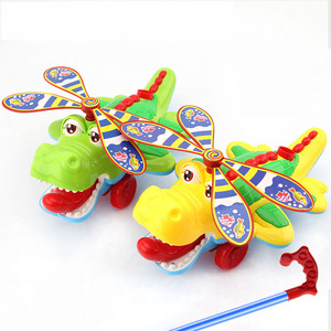 <span class=keywords><strong>Passeggino</strong></span> per Bambini a Forma di Coccodrillo con Manico, <span class=keywords><strong>Giocattolo</strong></span> per Bambini con Lingua Lampeggiante e Ruote - Product Image 3
