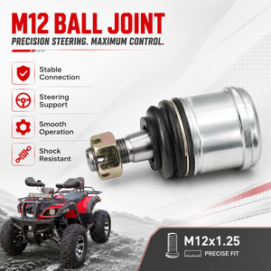 Rotule conique de tige de direction filetée M10 de 32 mm de diamètre pour UTV 50cc 70cc 90cc 110cc 125cc 150cc 200cc 250cc, ATV, Dune Buggy, <span class=keywords><strong>Quad</strong></span> - Product Image 2