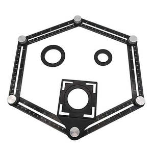 Regla Plegable de Plástico Resistente KHC DIY con Función Ajustable para Mediciones Complejas de Azulejos, Herramientas de Montaje OEM, 1 Año de Garantía - Product Image 5