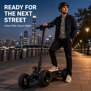 Nouveau Scooter Tout-Terrain Pliable 4x4 11'' 2026, 48V 6000W Autonomie 50-100km, Châssis Inclinable - Product Image 2