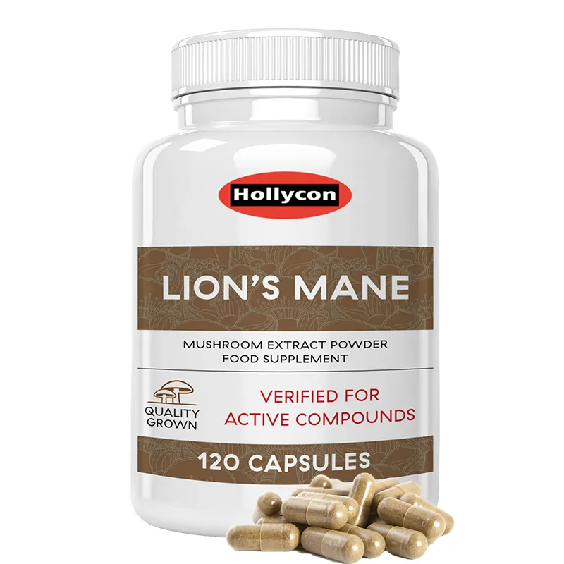 Factory Mushrooms Lions Mane Powder Extract Mental Clarity Capsules - Brain & Focus Supplement - Improve Immune Support Supplem