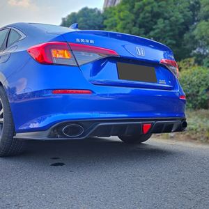 Diffuseur de pare-chocs arrière en plastique ABS+PP noir de haute qualité Welta Factory, embout d'échappement à visser, neuf, 100% compatible avec FE180 2022 - Product Image 5