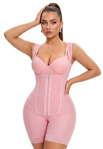 Faja colombienne grande taille avec fermeture éclair et crochets, rehausseur de fesses, gaine amincissante post-partum XS-3XL - Product Image 4