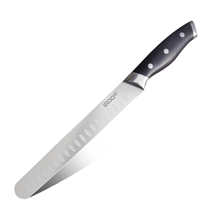 <span class=keywords><strong>Cuchillo</strong></span> <span class=keywords><strong>profesional</strong></span> de cocina de acero inoxidable 5Cr15MoV, 9 pulgadas, para tallar carne, jamón, con mango G10 - Product Image 1