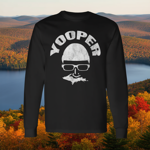 T-shirt à manches longues Yooper, design de la péninsule supérieure du Michigan - Product Image 3