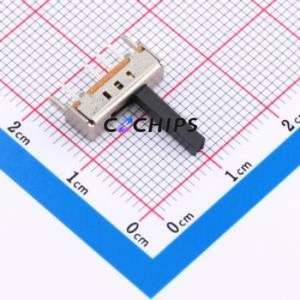 SS-13D01-G100 Slide Switch Through hole-6P,12.7x4.5mm Switch Single Pole Double Throw Rectangle Pin Header PC Pin 12.7mm - Product Image 1