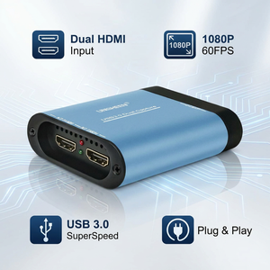 Carte de capture vidéo UC3300H 1080P 60Hz double HDMI vers USB 3.0 pour affichage numérique et enregistrement de mur vidéo - Product Image 1