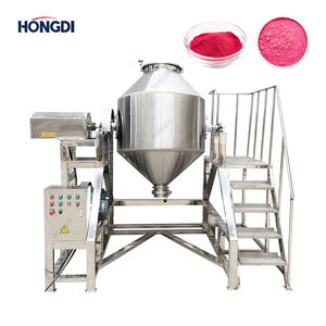 Mezclador de Cono doble de soja de grano de maíz de gran capacidad de acero inoxidable de grado alimenticio personalizable con escalera - Product Image 1