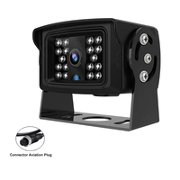 Cámara de Reversa para Automóvil de 12V 24V CVBS/AHD, Visión Nocturna Infrarroja, Impermeable, Cámara de Visión Trasera para Camión y Autobús