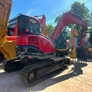Excavadora hidráulica de cadenas Yanmar VIO80 usada en buen estado, 8 toneladas, yanmar55 kx080, miniexcavadora de giro cero para construcción - Product Image 1