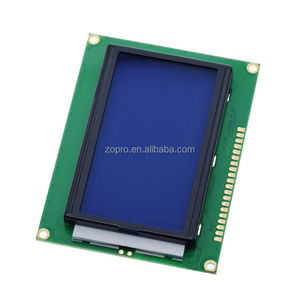 Màu xanh Backlit Vàng-Xanh Backlit lcd12864b mô-đun hiển thị 12864 5V giao diện song song/nối tiếp với bộ điều khiển ST7920 - Product Image 3