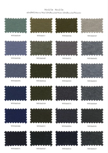 Fil chenille peigné 100 % laine mérinos NSF Nm 2/26 36, écologique, pour couture, tissage et tricot, 120 couleurs en stock - Product Image 3