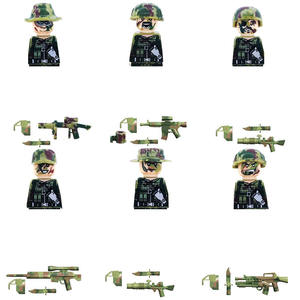 Mini Ww2 ufficiali di polizia medievali militari insegnanti di città dell'esercito medici coppie di figure di nozze costruzione di mattoni giocattoli - Product Image 6