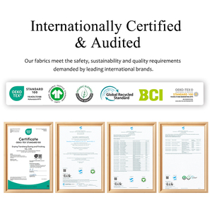 Tela de Punto Acanalado Transpirable y Agradable al Tacto con Certificación Oeko 6106 de 250 g/m² para Cuellos, Puños y Dobladillos de Sudaderas y Chaquetas de Peso Medio - Product Image 6
