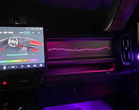 Panneau lumineux ciel étoilé pour copilote de voiture JETOUR Traveler T2 2023-2024, modification spéciale d'éclairage d'ambiance, ciel étoilé 64 couleurs